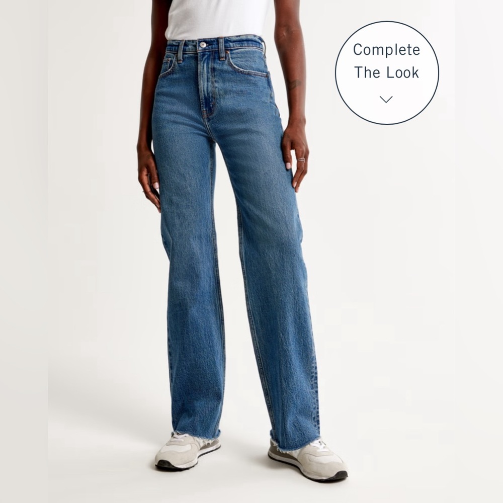 Abercrombie & Fitch The 90’s Relaxed High Rise Jean